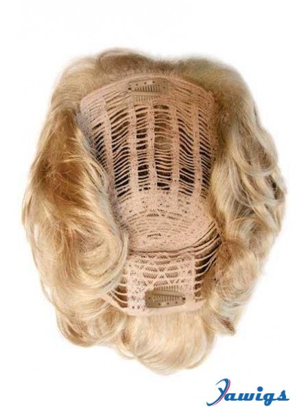 Synthetic Hair Piece Open Base Topper