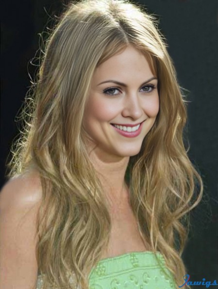Jennifer Aniston Wigs Remy Human Lace Front Blonde Color Long Length