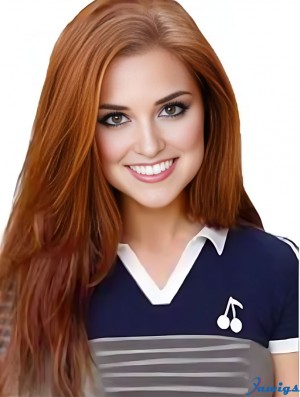 Full Lace Human Hair Wig Straight Style Long Length Cropped Color